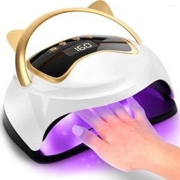 Nail Dryers UV LED Lamp 160W Professional Dryer Drying With 3 Timers LCD Display Gel Curing Polish Light 36