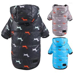 Dog Apparel Winter Coat Thicken Warm Jacket For Medium Large Dogs Cold Weather Fleece Cat With Hooded Home Outdoor