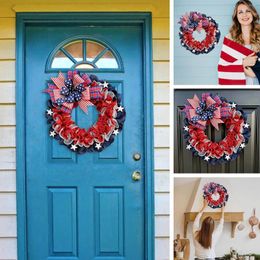 Decorative Flowers Front Door Holiday Celebration Farmhouse Wreath Four Seasons Welcome Sign Hanger Fall Leaf
