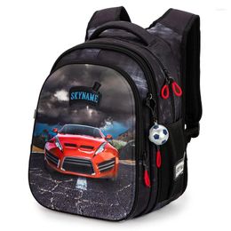 School Bags Orthopedic Backpacks For Boys Primary 1-3 Grade Students Cartoon Car Children Waterproof Bookbag Kids Satchels Mochilas