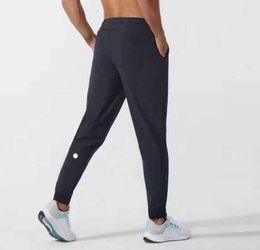 2024 leggings align Men Pants Yoga Outfit Sport Quick Dry Drawstring Gym Pockets Sweatpants Trousers Mens Casual Elastic Waist designer 9956ESS