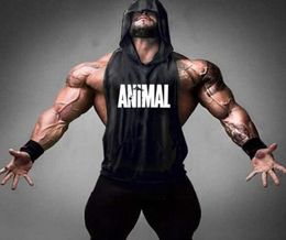 New Arrival Bodybuilding Stringer Hoodies Stringer Hoodie Fitness Brand Tank Top Men Clothing Cotton Pullover Hoody1202995