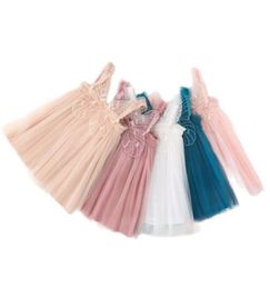 Girl039s Dresses 08Y Girl Dress Summer Baby Clothes Straped Butterfly Wings Mesh Princess Party Wedding Ball Gown Tops 5Colors7668458
