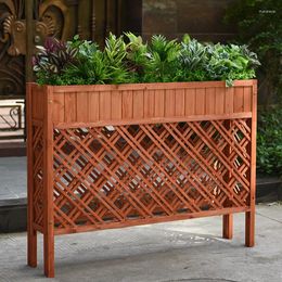 Decorative Flowers Fence Outdoor Courtyard Decoration Restaurant Partition Without Green Plants