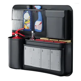 Storage Boxes Car Seat Back Organizer Waterproof Organizers Bag Trunk Travel Accessories Interior Tray Large