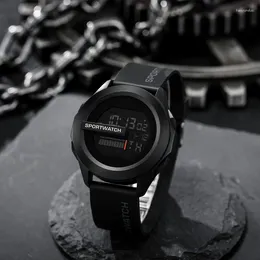 Wristwatches Sport Watch For Man Luxury Digital Wristwatch Stopwatch Luminous With Date Week Original Waterproof Clock Men LED Watches