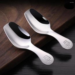 Spoons 2pcs Dessert Spoon Stainless Steel Serving Scoop Kitchen Utensil Creative Flatware Tableware For Home Restaurant Dining