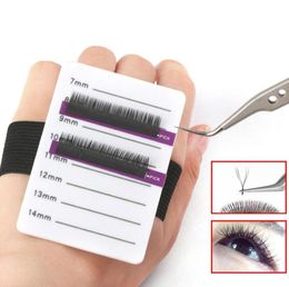 Makeup Brushes 1XAcrylic Adhesive Eyelash Extension False Hand Strap Pallet Holder Tool Kit Skin Care Completo Brush Organizer2551472