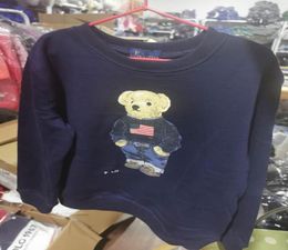 Trendy print bear Tshirt polos shirt longsleeved pullover men039s designer fashion round neck casual clothing 17459863