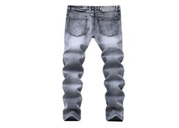 Mens Jeans Men Designer Jeans Distressed Motorcycle Biker Jeans Sizes 28 40 Rock Revival Skinny Slim Ripped Straight Men 039 3652115