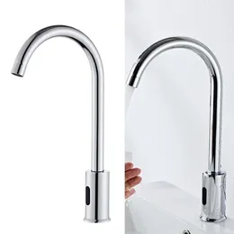 Bathroom Sink Faucets Touchless Faucet Rotating Easy To Instal Flexible Modern Kitchen For Bar Malls Restaurant Basin Household
