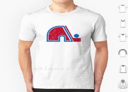 Men039s TShirts Quebec Nordiques Distressed Logo Defunct Hockey Team T Shirt Men Women Teenage 6Xl Ice Rink Skater Player Go2632959