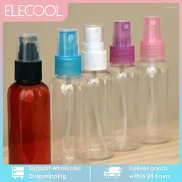 Storage Bottles 120ml PET Empty Refillable Shampoo Lotion With Pump Dispensers Travel Storing Hair Conditioner Container