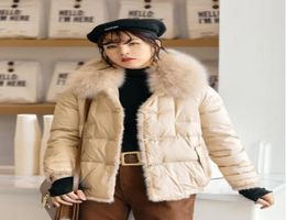 Women Winter Jacket Ladies Real Raccoon Fur Collar Duck Down Inside Warm Coat Femme With All The Tag Slim Fit Find Similar Plus Si9164561