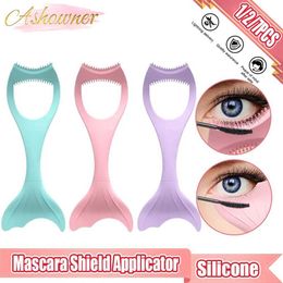 Eyelash Curler Portable eye black cover sticker tool eyelash guide auxiliary eye black comb eyelash curler female eye makeup template female cosmetics Q240517