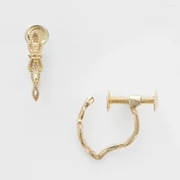 Stud Earrings Cuff For Women 925 Sterling Silver Classic Vintage Hollow Lace Screw Ear Clips Accessories Fine Jewellery Gift