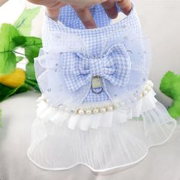 Dog Apparel Spring Summer Pet Clothes Kitten Puppy Cute Mesh Skirt Small And Medium-sized Princess Dress Chihuahua Yorkshire