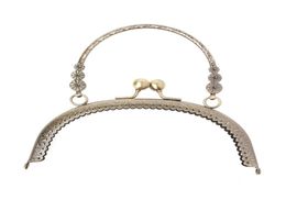whole DIY Craft 165cm Metal Handbag Handle Frame Kiss Clasp Lock Handle Arch For DIY Purse Bag Fashion 2 Size New3780723