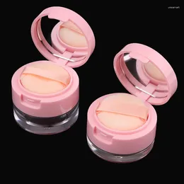 Storage Bottles 1Pcs 3g/5g Portable Powder Box Empty Loose Container With Sieve Mirror Cosmetic Sifter Jar Travel Makeup