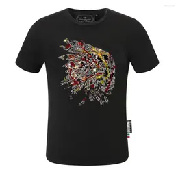 Men's T Shirts Fashion Drill Ullover Brand T-shirts Mens Punk For Design PP T-shirt PL Men Street