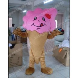 Performance ice cream Mascot Costume Halloween Fancy Party Dress Cartoon Character Outfit Suit Carnival Adults Size Birthday Outdoor Outfit