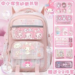 School Bags Melody Cartoon Children's Schoolbag Student Large Capacity Spine Protection Burden Reduction Backpack