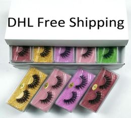 Mink Eyelashes Bulk Whole 10 styles 3d Mink Lashes Pack Natural Thick False Eyelashes Handmade Makeup False Lashes In Bulk20225530191