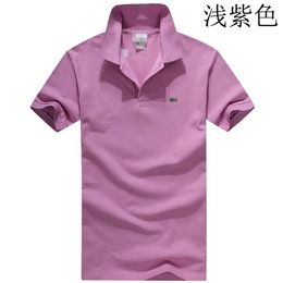 2024 men's brand polo shirt, premium t-shirt, men's letter embroidery logo, short sleeved summer lapel, solid Colour cotton quick drying and breathable top