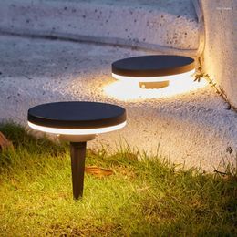 Mushroom Waterproof LED Garden Lawn Light Modern Pillar AC85V-265V Outdoor Villa Landscape Pathway