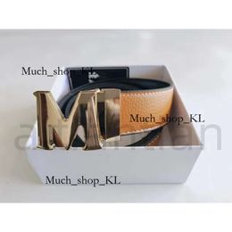 2024 Mcmc Belt Luxury Designer Belt Buckle Fashion Belt Bag Genuine Leather Women Belts For Men Letter Double Big Gold Silver Classical Mcmc Bag Belts 530