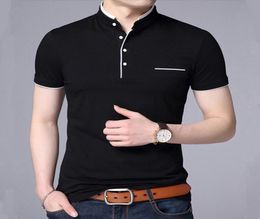 New Brand polo Clothing Gyms Tight Tshirt Mens Fitness Tshirt Homme Stand Collar T Shirt Men Masculina Crossfit Summer Top7239956