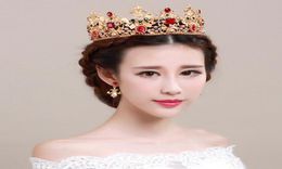 Royal luxury Crown bridal tiaras Wedding Crown princess big full of luxury CrownHeadband Hair Accessories Party Wedding Tiara HT142942127