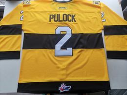 Hockey jerseys Physical photos Brandon Wheat Kings Ryan Pulock Men Youth Women High School Size S-6XL or any name and number jersey