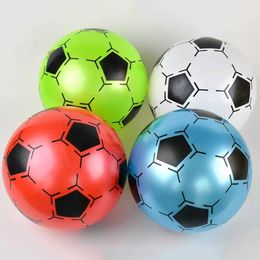 Sand Play Water Fun 9-inch childrens inflatable PVC football toy football shape bouncing ball gift childrens inflatable toy random Colour Q240517