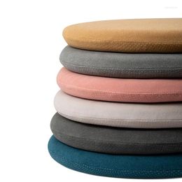 Pillow Dining Chair Seat With Memory Foam Round Knitted Cotton Pad Japanese Tatami Mat Style