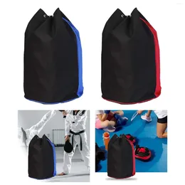 Shopping Bags Drawstring Backpack Lightweight Portable Daypack Martial Arts Taekwondo Bag Gym For Camping Beach Swimming Holiday Fitness