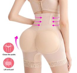 Women039s Shapers Women Body Shaper BuLifter Shapewear Padded Breathable Fake Buttocks Seamless Hip Enhancer Panties Push Up6218293