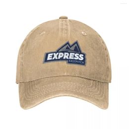 Berets E Press Fastpitch Baseball Caps Snapback Denim Hats Outdoor Adjustable Casquette Sports Cowboy Hat For Unisex