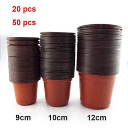 Planters Pots Flower pot plastic growth box anti fall tray used for home garden plants daycare cups and plant flower potsQ240517