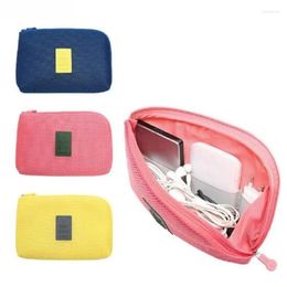 Storage Bags Nylon Headset Data Lines Digital Accessories Package Travel Organizer Charger Mobile Phone SN-48