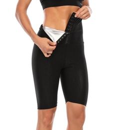 Sweat Sauna Pants Body Shaper Slimming Legging Sudation Femme Waist Trainer Leggings Weight Loss Shapewear Shorts Women039s Sha3351189