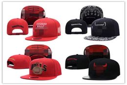 brand basketball Snapback Leather Black Color Cap Football Baseball Team Hats Mix Match Order All Caps Top Quality Hat HHH5904044