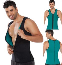 New mens Slimming Vest Neoprene Body Shaper Men Slimming Belt Corset Posture Waist Trainer Slim Corsets Shapers6886180