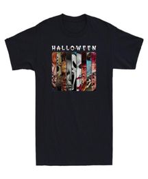 Men039s TShirts Happy Halloween With Scary Stuff Gift Shirt Vintage TShirt Men Loose T Printed Plus Size Graphic Tshirt9451599