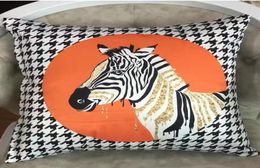 Sofa Cushion Pillow Print Decorative bed Living el hostel hall Room Bay Window letter room Horse pattern classic design fashion2618768