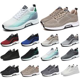 Style24 GAI Men Running Shoes Designer Sneaker Fashion Black Khaki Grey White Red Blue Sand Man Breathable Outdoor Trainers Sports Sneakers 40-45