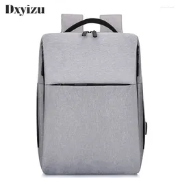 Backpack Classic Fashion Leoisure Usb Charging Backpacks With Headphone Jack Business Laptop Men Travel School College Bag