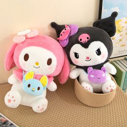 NOWY STYLE Wersja torba na pluszach zabawka Cinnamonroll Kuromi Plush Doll COS Cute Toys Dzieci Prezenty urodzinowe 127