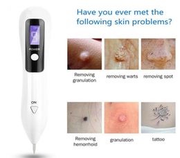 Portable LCD Display Plasma Pen tattoo Mole Dark Spot for face body skin tags Freckle remover Point Beauty Care7337082