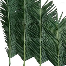 Decorative Flowers Artificial Coconut Leaves Tropical Green Plant Landscape Decoration Floor Fake